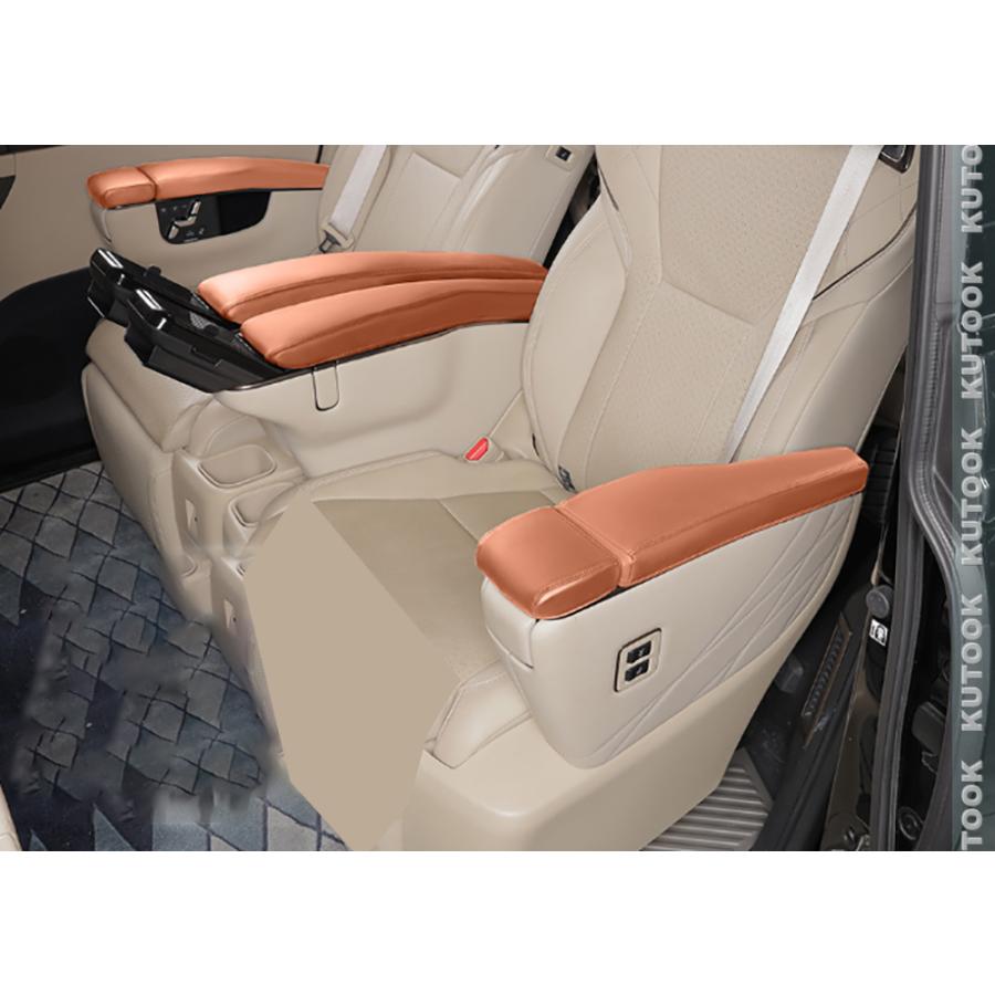 KUTOOK 新型レクサスLM 2列アームレストカバー LM500h 6人乗り 整理