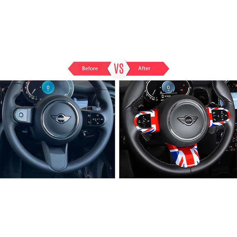 KUTOOK 新型ミニf55 ステアリングスイッチパネル f56 ミニ3ドア 5ドア
