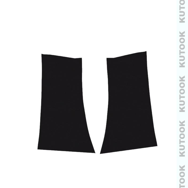 KUTOOK ランクル250 LC250 VX GX ZX Bピラマットカバー 新型