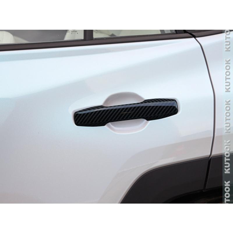 KUTOOK 新型RAV4 ドアハンドルカバー Rav4 60系 ハイブリッド AXAN64