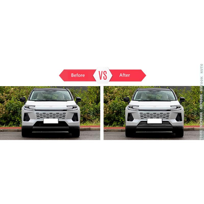 KUTOOK 新型ラブ4 グリルカバー Rav4 60系 ハイブリッド パーツ