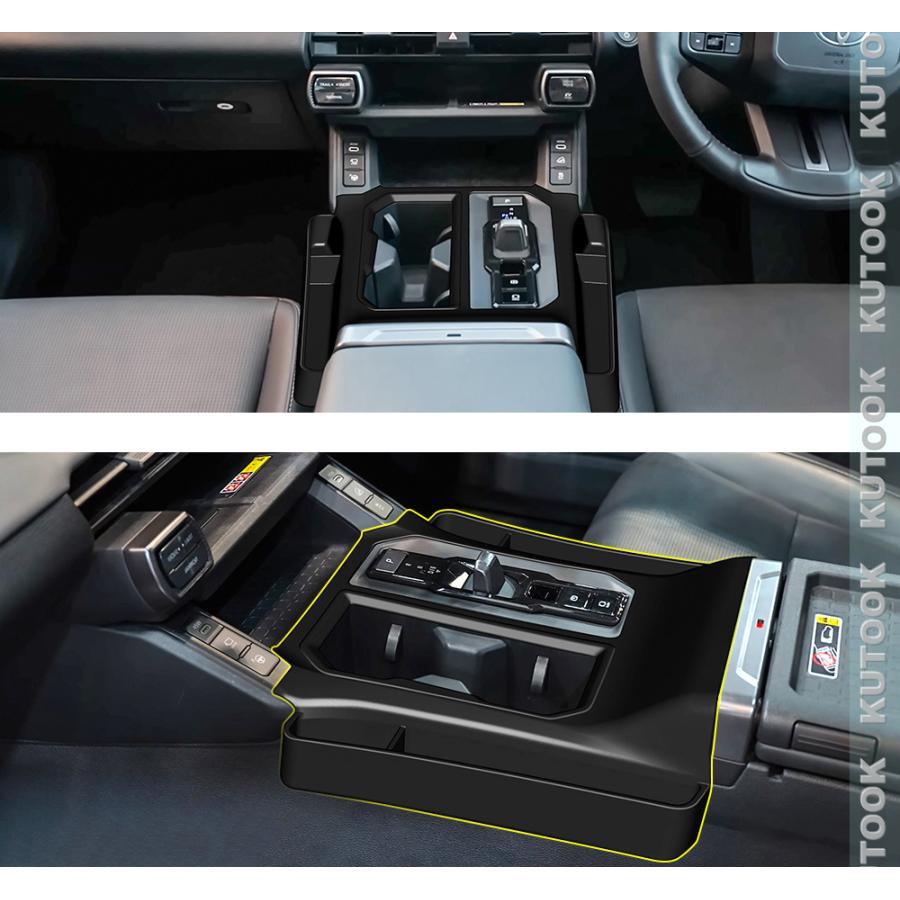 KUTOOK 新型RAV4 シフトパネルカバー Rav4 60系 ハイブリッド AXAN64