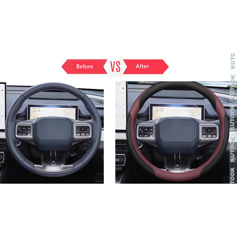 KUTOOK 新型RAV4 60系 ハンドルカバー Rav4 ハイブリッド AXAN64