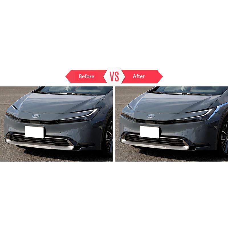 期限限定セール】 KUTOOK 新型プリウス ヘッドライトトリム プリウス60