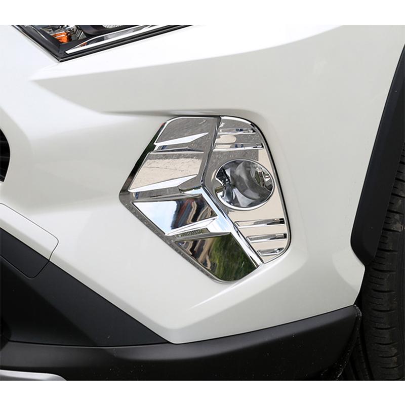 KUTOOK 新型RAV4 フォグランプガーニッシュ 50系 rav4 パーツ : KUTOOK