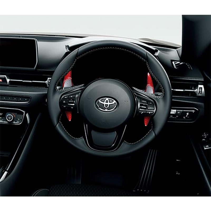 KUTOOK 新型スープラ リアルカーボンパドルシフトカバー スープラDB系