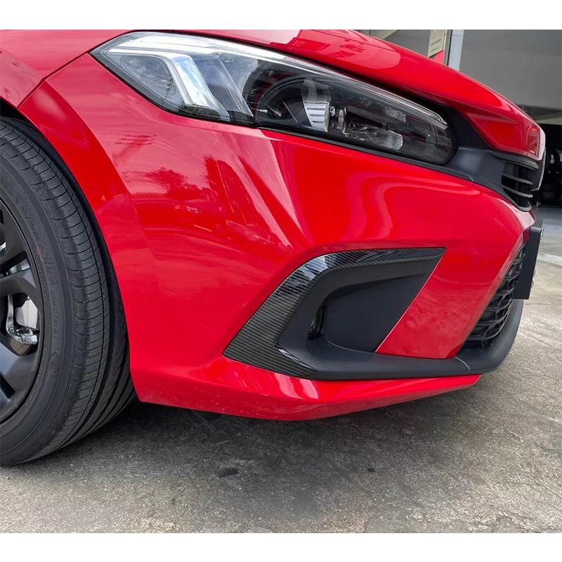 シビックFL系　フロントバンパーガーニッシュ　フロントフォグカバー KUTOOK 新型シビック シビックfl1 パーツ フロントフォグランプ