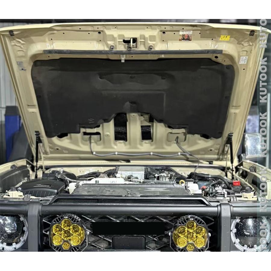 送料無料　ランクル70　ボンネットダンパー　HZJ70系用　新品 簡単取り付け KUTOOK ランドクルーザー70 ボンネットダンパー ランクル70 LC70