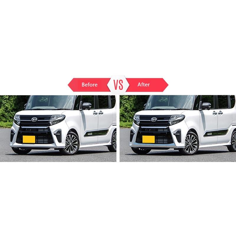 爆買 KUTOOK 新型タントカスタム フロントバンパーカバー LA650S 660S