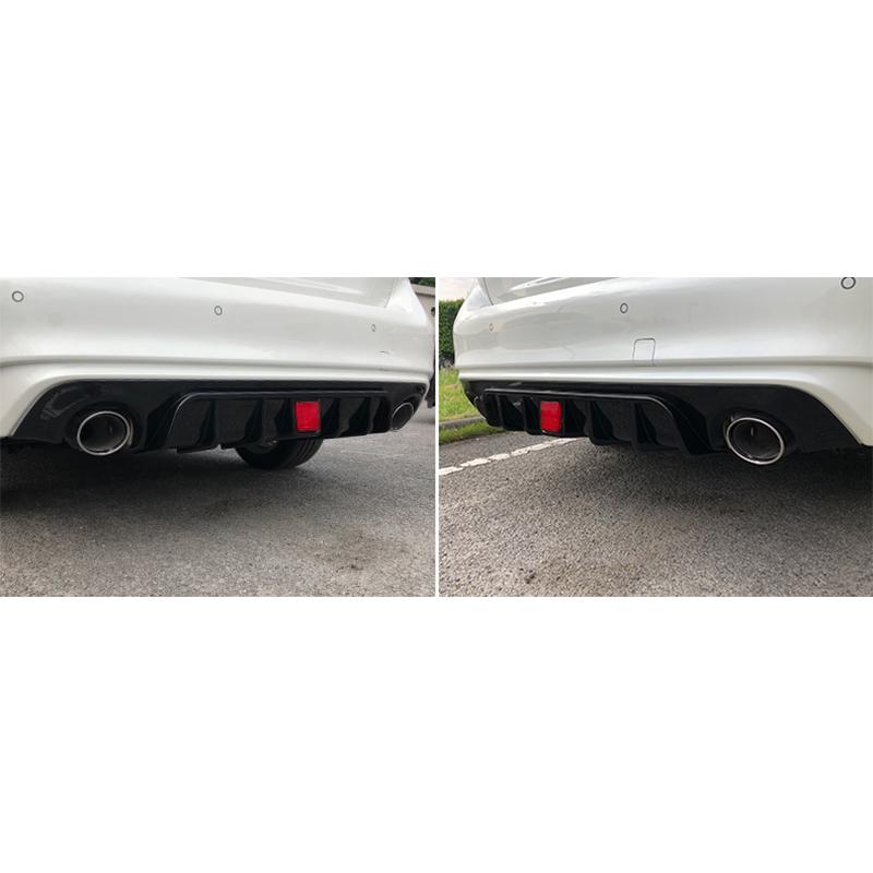 リアプロテクター リアバンパースポイラー　ブラック KUTOOK スカイラインv37 GT タイプP タイプSP リアバンパー