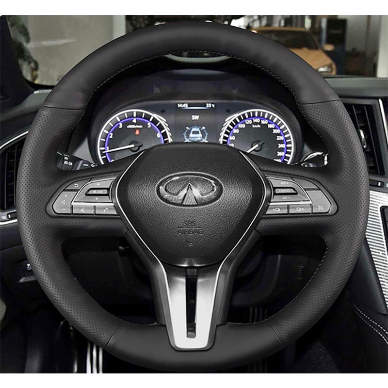 KUTOOK スカイラインv37 ステアリングカバー スカイライン400r パーツ