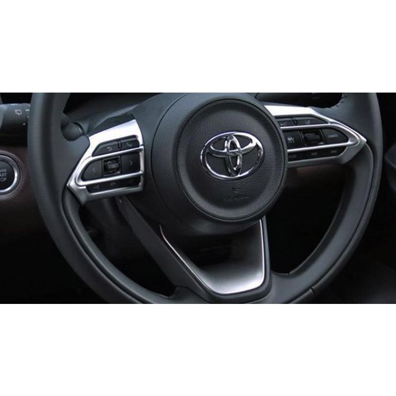 に対応新型ヤリス ヤリスクロス 10系 アクセサリー ステアリングパネル カN★ KUTOOK 新型ヤリス ステアリングパネル ヤリス10系 ヤリスクロス