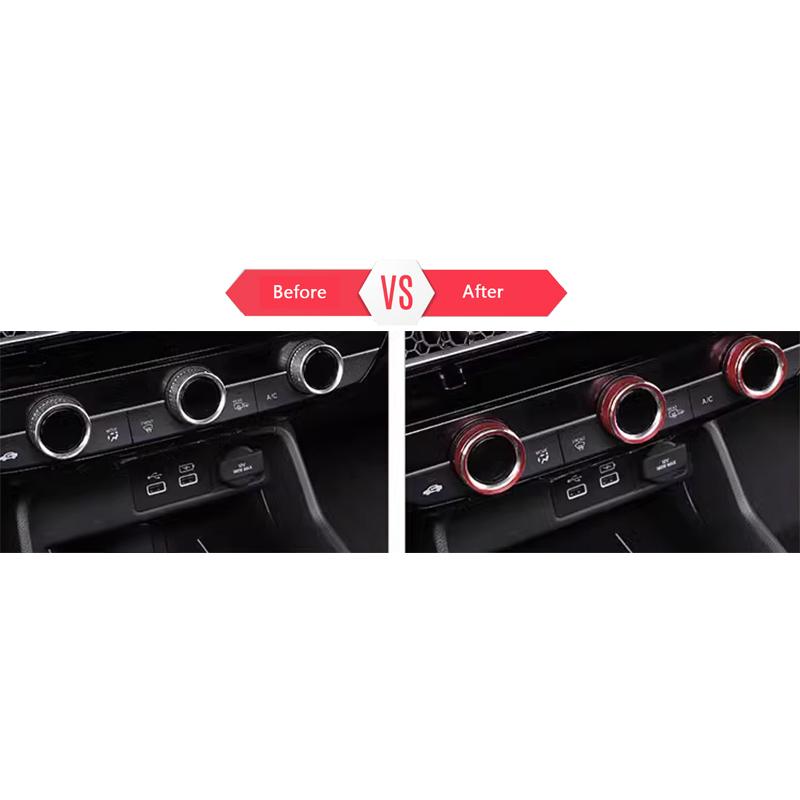 KUTOOK 新型ZR-V エアコンダイヤルカバー ZR-V RZ系 ZR-Ve:HEV rz3 rz4