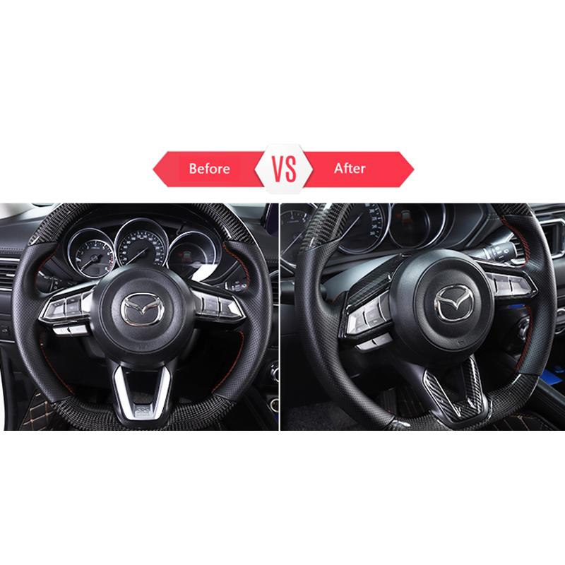 cx5.cx8 メーター、ステアリングカーボンカバー