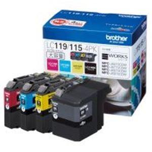 brother ブラザー工業 インクカートリッジ 純正 〔LC119/115-4PK〕 4色パック
