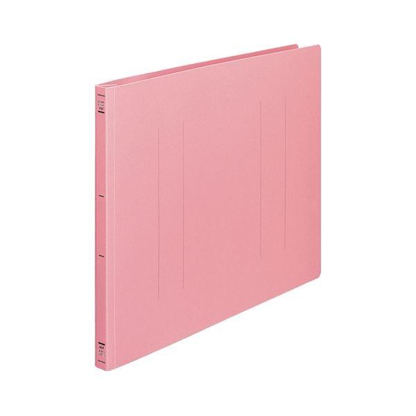 (まとめ) コクヨ フラットファイル(PP) A3ヨコ 150枚収容 背幅20mm ピンク フ-H48P 1セット(10冊) 〔×2セット〕