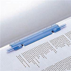 (まとめ) リヒトラブ ルーパーファイル A4タテ 2穴 100枚収容 青 F-3006-5P 1パック(5冊) 〔×10セット〕の画像