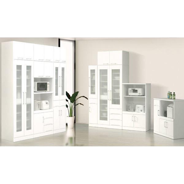 ガラス扉キッチン収納 5段/7段可動棚 ガラス扉キッチン収納 5段/7段可動棚 食器棚・キッチン収納 ｜タンス