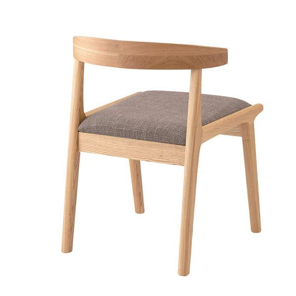 ダイニングチェア パーソナルチェア 幅52cm ブラウン 2脚セット 木製 ヘンリー リビング 在宅ワーク 店舗 インテリア家具_1