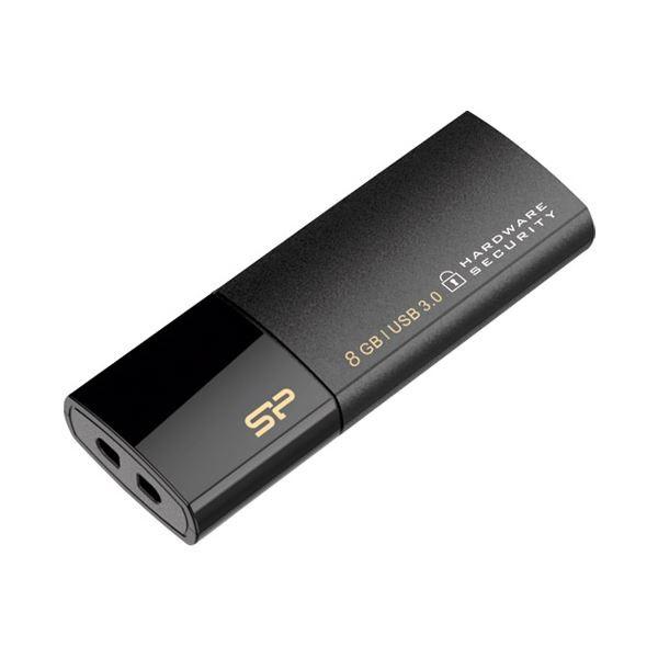 人気商品 シリコンパワー 暗号化USBメモリー8GB SP008GBUF3G50V1K その他周辺機器