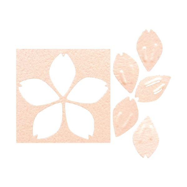 （まとめ） 花岡株式会社 エンボスパンチ さくら花びら〔×10セット〕