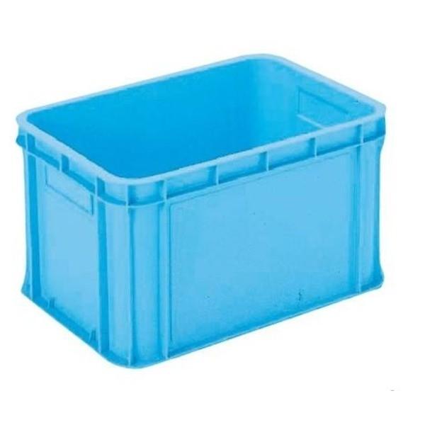 〔6個セット〕 RBコンテナー/コンテナボックス 〔46L ブルー〕 RB-47 岐阜プラスチック工業〔代引不可〕