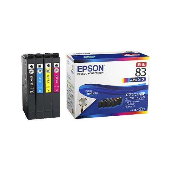 販売通販店 〔純正品〕EPSON エプソン インクパック〔IC4CL83 4色〕