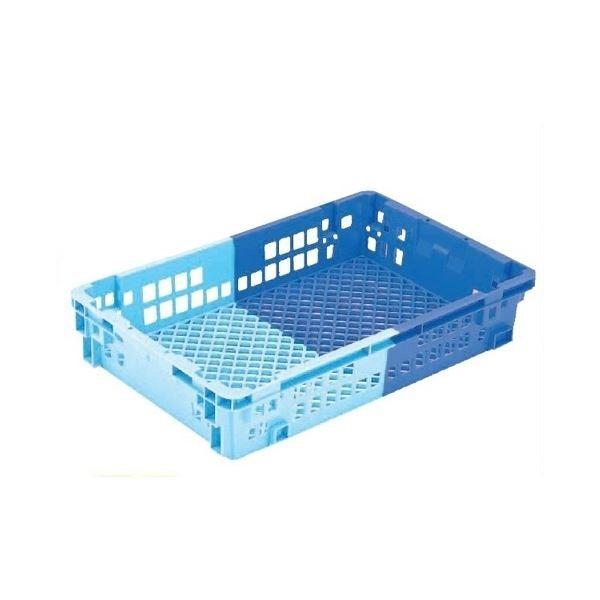 〔5個仕掛ける〕 御役目用容れものボックス席/食料雑貨類用容れもの 〔NF-M35〕 暗然たる青碧/青碧 材質：PP 収納ケース-家具、インテリア