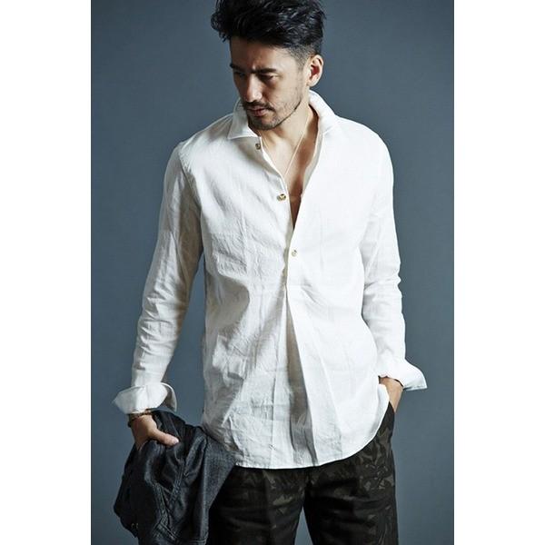 VADEL swedish pull-over shirts WHITE サイズ44〔代引不可〕