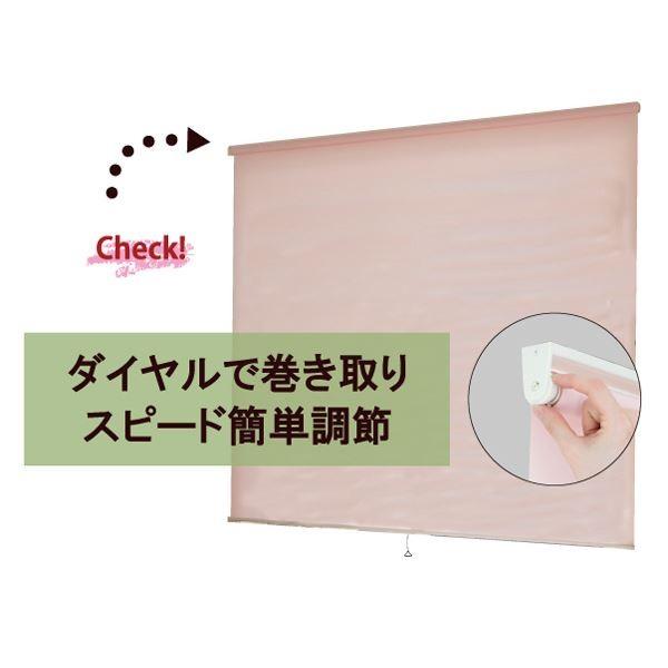 人気特価激安 ブルー 135cm 180cm 無地 ロールスクリーン モダン 日本製 ティオリオ 代引不可 巻取りスピード調整機能付き ロールスクリーン