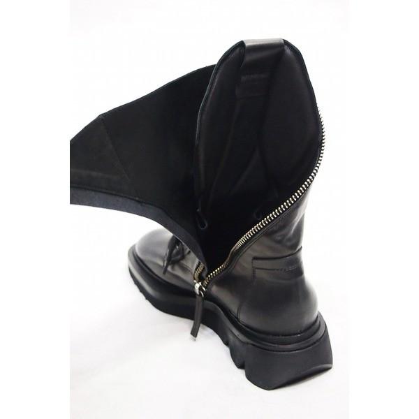 CINZIA ARAIA スパイラルジップ レースアップブーツ定価15万　専用 CINZIA ARAIA スパイラルジップレースアップブーツ BLACK サイズ