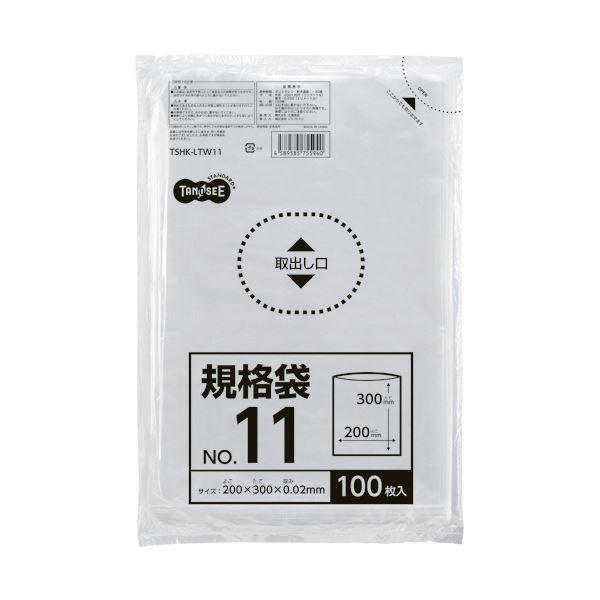 参議院 （まとめ） TANOSEE 規格袋 11号0.02×200×300mm 1セット（1000枚：100枚×10パック） 〔×5セット〕