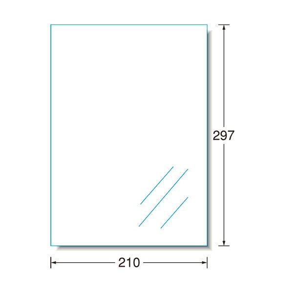 本気の応援セール （まとめ）エーワン ラベルシール[インクジェット]光沢フィルム・透明 A4 ノーカット 28792 1冊(30シート) 〔×2セット〕