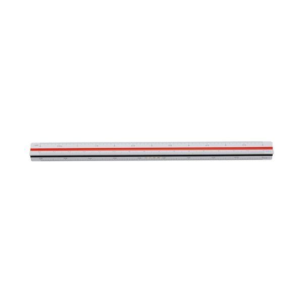 (まとめ）内田洋行 三角スケール 建築士用30cm 1-882-0601〔×2セット〕