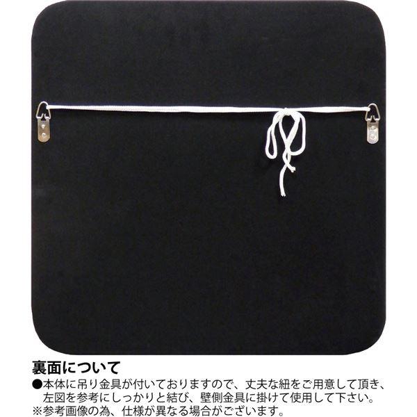 スリムラインミラー ラウンドコーナー（L）グロスブラックの画像