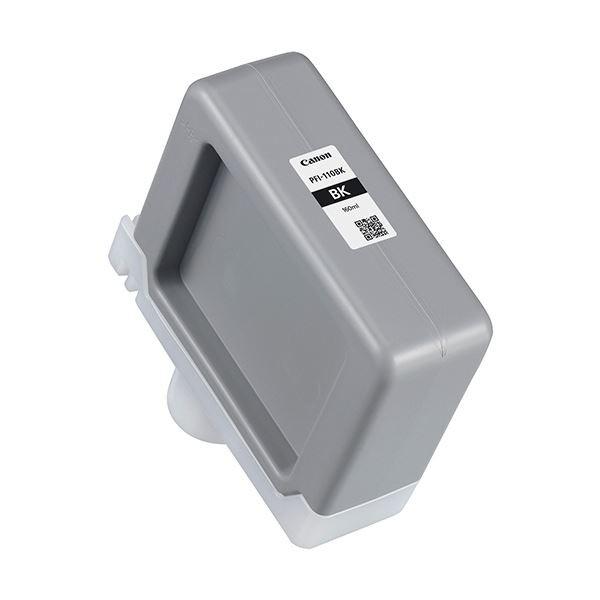 (まとめ）キヤノン インクタンクPFI-110BK ブラック 160ml 2364C001 1個〔×3セット〕