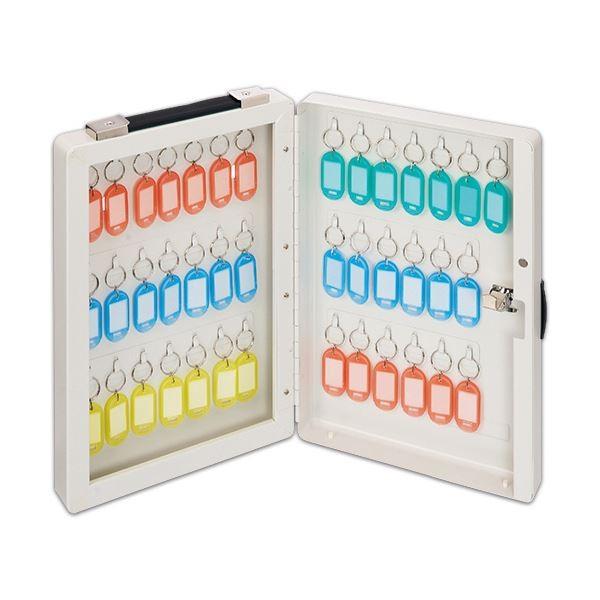 (まとめ）キーボックス 40個収納〔×3セット〕