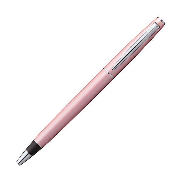 (まとめ) 三菱鉛筆 ジェットストリーム プライム回転繰り出し式シングルボールペン 0.5mm 黒 （軸色：ベビーピンク） SXK300005.68 1本 〔×5セット〕