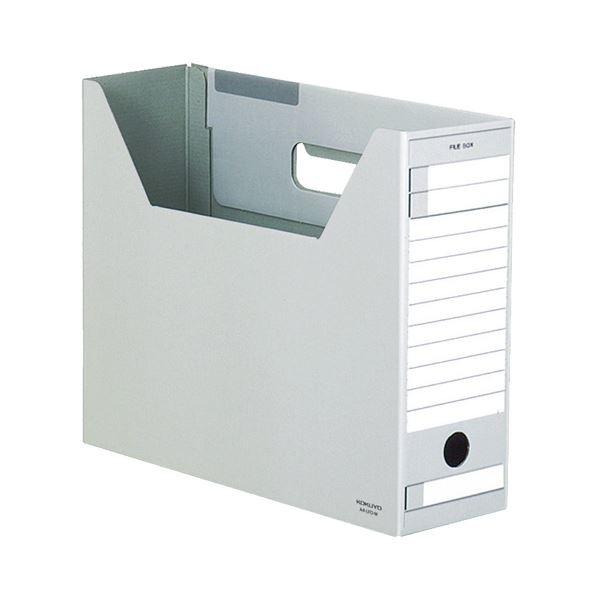 (まとめ) コクヨ ファイルボックス-FS(Dタイプ) A4ヨコ 背幅102mm グレー A4-LFD-M 1セット(5冊) 〔×10セット〕