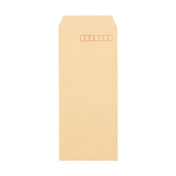TANOSEE クラフト封筒 テープ付 70g 長40 〒枠あり 1000枚入 〔×10セット〕
