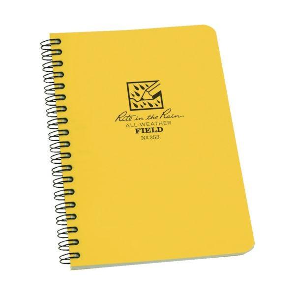 (まとめ) ライトインザレインスパイラルノートブック フィールド 353 1冊 〔×10セット〕