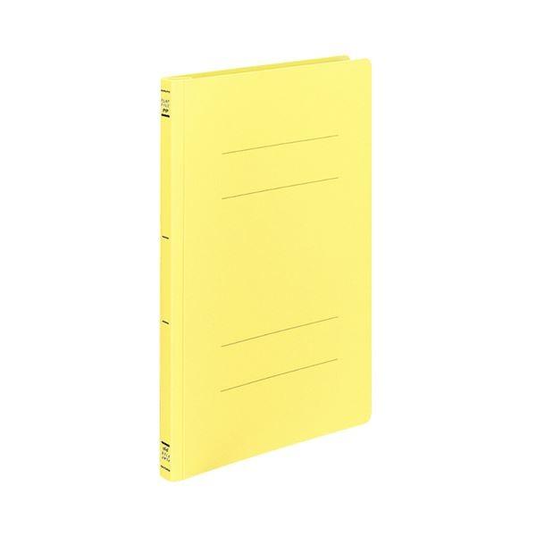 (まとめ) コクヨ フラットファイル(PP) A4タテ 150枚収容 背幅20mm 黄 フ-H10Y 1パック(10冊) 〔×10セット〕