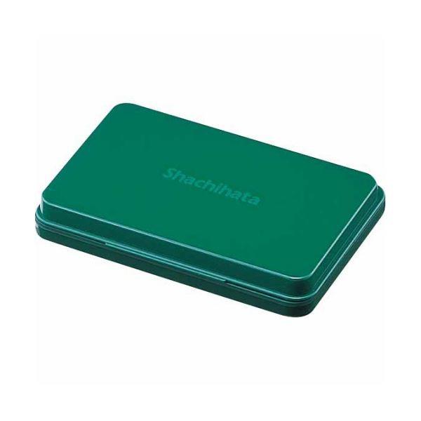 (まとめ) シヤチハタ スタンプ台 中形 緑 HGN-2-G 1個 〔×10セット〕