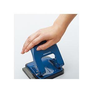 (まとめ) コクヨ 2穴パンチ ラクアケ 25枚穿孔赤 PN-G25R 1個 〔×10セット〕の画像