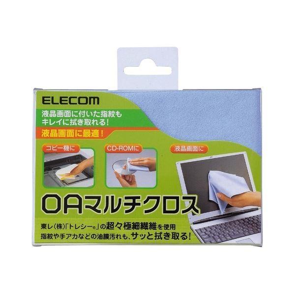 (まとめ) エレコム OAマルチクロス 青KCT-001BU 1枚 〔×30セット〕の画像