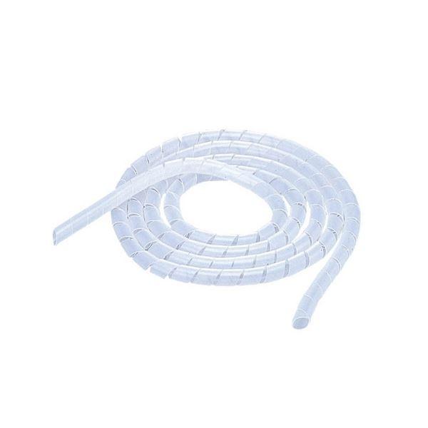 (まとめ) エレコム ケーブルスパイラルチューブ内径12mm 長さ2m クリア BST-12CR 1本 〔×30セット〕