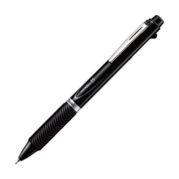 (まとめ) ぺんてる エナージェル 多機能ペン2+S（軸色：ブラック） XBLW355A 1本 〔×30セット〕