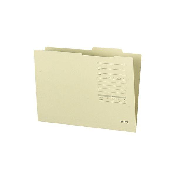 (まとめ) コクヨ A4ジャスフォルダー(Eタイプ)黄 A4-IFE-Y 1セット(10冊) 〔×30セット〕
