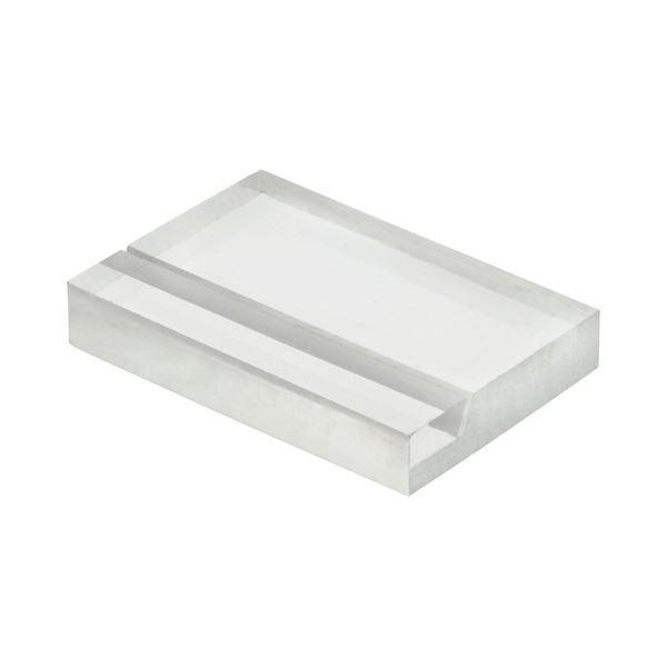 (まとめ) 光 透明アクリルカード立て W30×H20×D5mm A235-1-6 1パック（6個） 〔×30セット〕