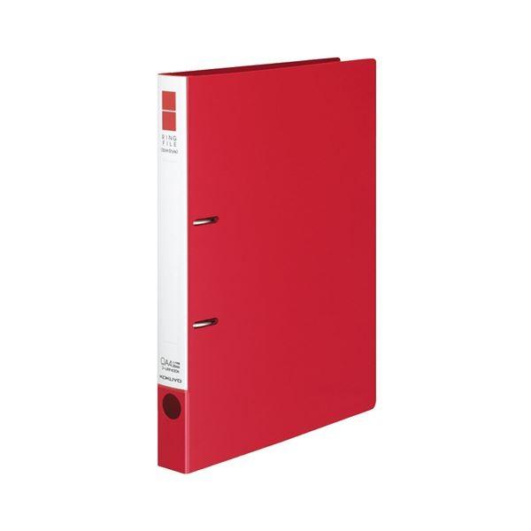 (まとめ) コクヨ リングファイル(スリムスタイル) A4タテ 2穴 220枚収容 背幅33mm 赤 フ-URF430R 1冊 〔×30セット〕